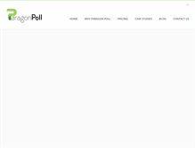 Tablet Screenshot of paragonpoll.com